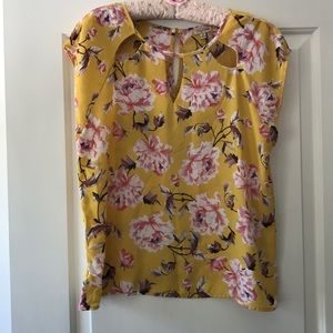 Ladies floral dress blouse.